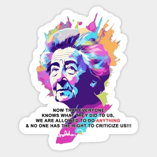 Golda Meir Sticker